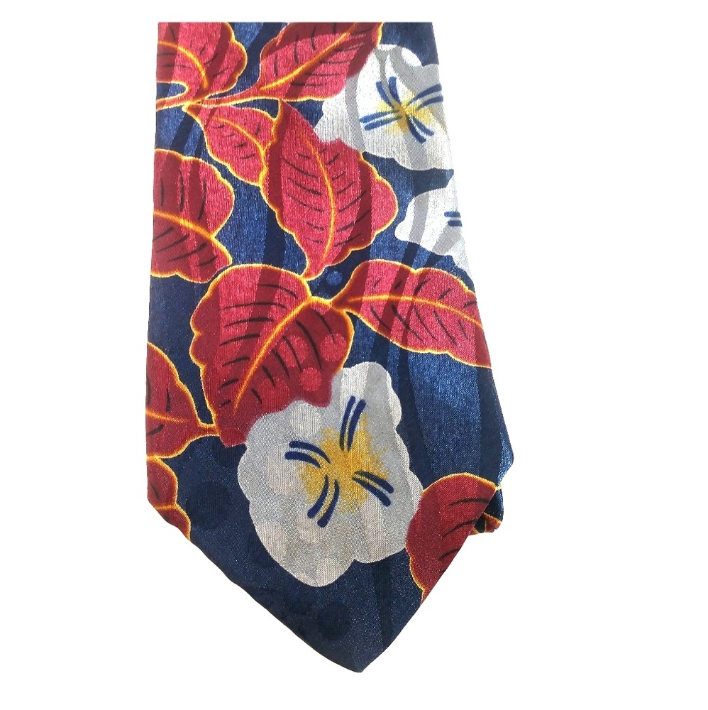 String Beans men's floral tie